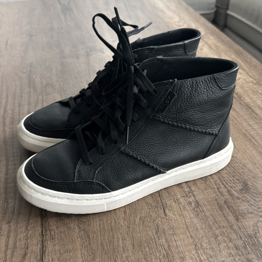 UGG High Top Alameda Chukka Leather Sneakers